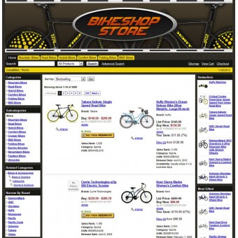 Amazon Bike Affiliate Store